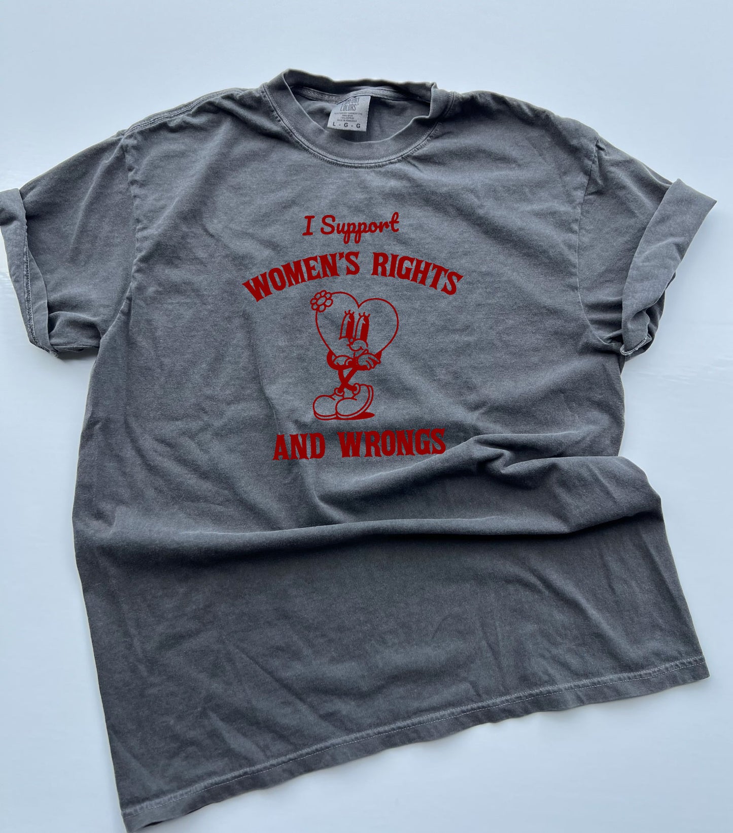 women's rights & wrongs tee