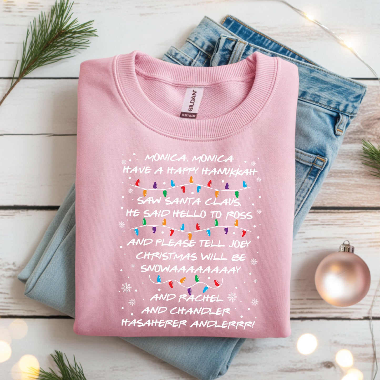 friends christmas song crew