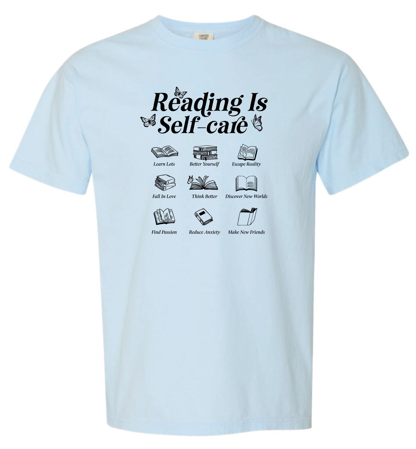 reading is self-care tee
