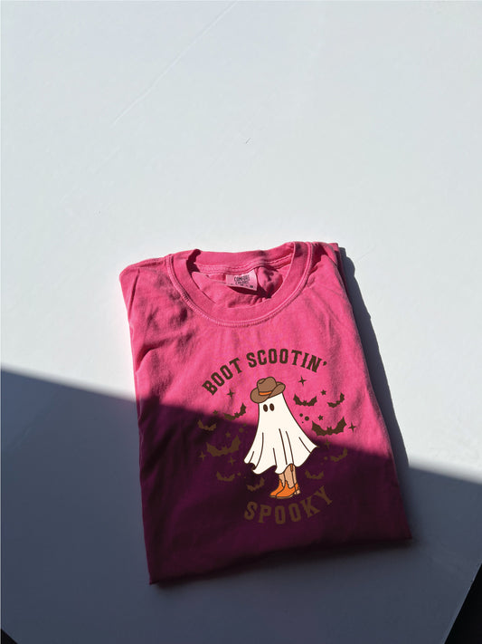 boot scootin spooky tee
