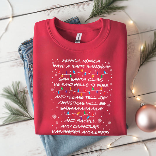 friends christmas song crew