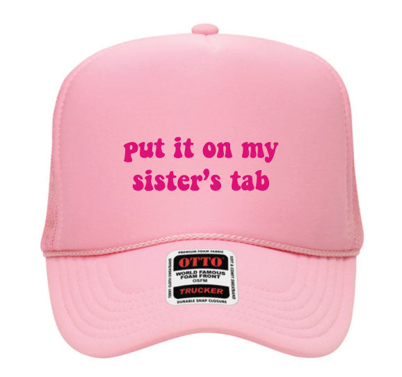 put it on my ___ tab cap